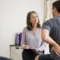 Auto accident chiropractor in Atlanta evaluating lower back pain after a car accident